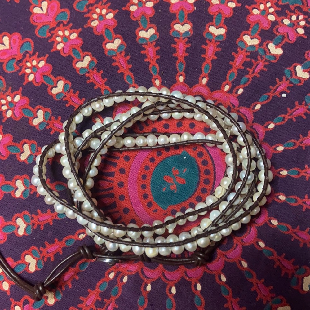Victoria Emerson pearl wrap bracelet